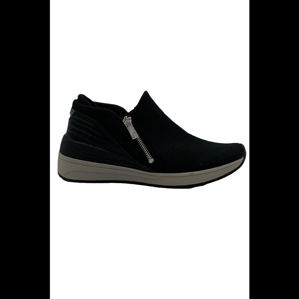 Ryka Zipper Ankle Boots Guinevere Black - Medium